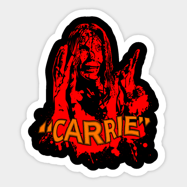 Carrie Sticker by CarolIrvine